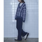 Uネックシャギーチェックニット【miette ミエット】 | titivate | 詳細画像22 