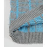 Uネックシャギーチェックニット【miette ミエット】 | titivate | 詳細画像4 