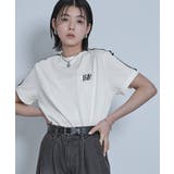 ロゴ刺繍ラインTシャツ【miette ミエット】 | titivate | 詳細画像21 