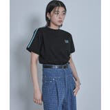 ロゴ刺繍ラインTシャツ【miette ミエット】 | titivate | 詳細画像25 