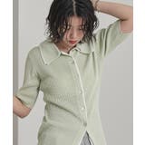 配色ドッキングポロニット【miette ミエット】 | titivate | 詳細画像18 