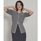 配色ドッキングポロニット【miette ミエット】 | titivate | 詳細画像24 