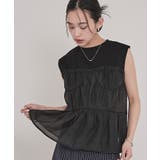 オーガンジービスチェドッキングトップス【miette ミエット】 | titivate | 詳細画像16 