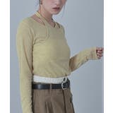 シアーリブレイヤードライクトップス【miette ミエット】 | titivate | 詳細画像5 