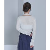 シアーリブレイヤードライクトップス【miette ミエット】 | titivate | 詳細画像10 