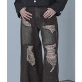 オーバーダイダメージデニムパンツ【miette ミエット】 | titivate | 詳細画像7 