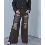 オーバーダイダメージデニムパンツ【miette ミエット】 | titivate | 詳細画像11 