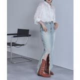 オーバーダイダメージデニムロングスカート【miette ミエット】 | titivate | 詳細画像10 