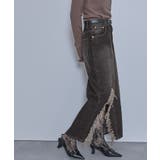 オーバーダイダメージデニムロングスカート【miette ミエット】 | titivate | 詳細画像19 