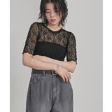 ストレッチレースコンパクトTシャツ【miette ミエット】 | titivate | 詳細画像33 