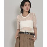 ストレッチレースコンパクトTシャツ【miette ミエット】 | titivate | 詳細画像8 