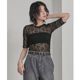 ストレッチレースコンパクトTシャツ【miette ミエット】 | titivate | 詳細画像15 