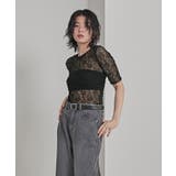 ストレッチレースコンパクトTシャツ【miette ミエット】 | titivate | 詳細画像18 