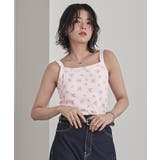 カップ付き小花柄サーマルキャミ【miette ミエット】 | titivate | 詳細画像14 