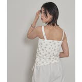 カップ付き小花柄サーマルキャミ【miette ミエット】 | titivate | 詳細画像22 