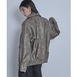 フェイクレザーステンカラービッグブルゾン【miette ミエット】 | titivate | 詳細画像7