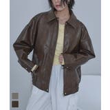 フェイクレザーステンカラービッグブルゾン【miette ミエット】 | titivate | 詳細画像1