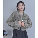 ショートオーバーデニムジャケット【miette ミエット】 | titivate | 詳細画像1