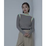 マルチカラーデザインリブニット【miette ミエット】 | titivate | 詳細画像31 