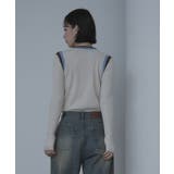 マルチカラーデザインリブニット【miette ミエット】 | titivate | 詳細画像4 