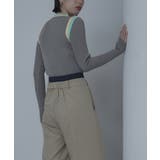 マルチカラーデザインリブニット【miette ミエット】 | titivate | 詳細画像7 