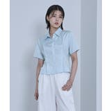 カットドビー半袖シャツ【miette ミエット】 | titivate | 詳細画像10