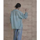 ドロストスリーブシアーチェックシャツ【miette ミエット】 | titivate | 詳細画像3 