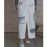 アシメデザインプリントツイルスカート【miette ミエット】 | titivate | 詳細画像19 