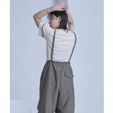 サスペンダー付きパラシュートパンツ【miette ミエット】 | titivate | 詳細画像8 