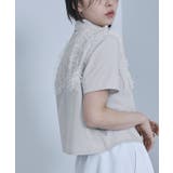 チュールフリル半袖シャツ【miette ミエット】 | titivate | 詳細画像19 