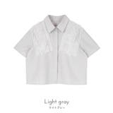 チュールフリル半袖シャツ【miette ミエット】 | titivate | 詳細画像4 