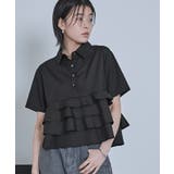 フリルヘム半袖シャツ【miette ミエット】 | titivate | 詳細画像5 