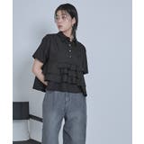 フリルヘム半袖シャツ【miette ミエット】 | titivate | 詳細画像11 