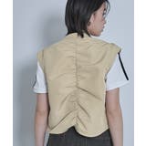 ドロストギャザーベスト【miette ミエット】 | titivate | 詳細画像15 