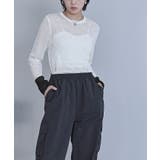 袖口配色シアートップス【miette ミエット】 | titivate | 詳細画像31 