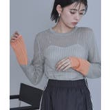 袖口配色シアートップス【miette ミエット】 | titivate | 詳細画像6 