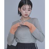 袖口配色シアートップス【miette ミエット】 | titivate | 詳細画像9 