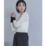 袖口配色シアートップス【miette ミエット】 | titivate | 詳細画像10 