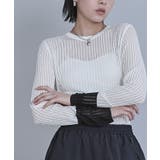 袖口配色シアートップス【miette ミエット】 | titivate | 詳細画像12 