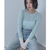 袖口配色シアートップス【miette ミエット】 | titivate | 詳細画像14 