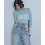 袖口配色シアートップス【miette ミエット】 | titivate | 詳細画像15 