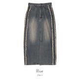 サイドフリンジオーバーダイデニムスカート【miette ミエット】 | titivate | 詳細画像4 