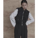 フロントギャザーバルーンベスト【miette ミエット】 | titivate | 詳細画像2 