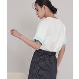 配色ロールアップTシャツ【miette ミエット】 | titivate | 詳細画像30