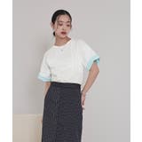 配色ロールアップTシャツ【miette ミエット】 | titivate | 詳細画像7