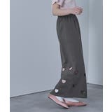 ハートカットデニム裏毛スカート【miette ミエット】 | titivate | 詳細画像4 
