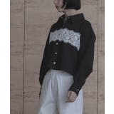 レースデザインダンボールシャツ【miette ミエット】 | titivate | 詳細画像9 