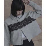 レースデザインダンボールシャツ【miette ミエット】 | titivate | 詳細画像14 