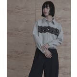 レースデザインダンボールシャツ【miette ミエット】 | titivate | 詳細画像18 