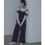 フリルオフショルオールインワン【miette ミエット】 | titivate | 詳細画像15